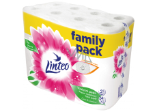 Linteo Care & Comfort toaletný papier biely 158 ks, 2 vrstvy a 19 m, 24 roliek