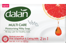 Dalan Multi Care Pink Grapefruit & Caring Milk toaletné mydlo 90 g