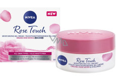 Nivea Rose Touch hydratačný denný gél-krém pre všetky typy pleti 50 ml