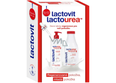 Lactovit Lactourea regeneračné telové mlieko 400 ml + regeneračný sprchový gél 500 ml, kozmetická sada