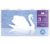 Harmony Soft White Toaletný papier bez vône 132 kusov 3 vrstvový 8 ks