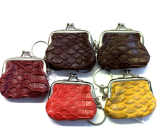 Peňaženka s klipom 7 x 7 cm rôzne farby
