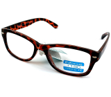 Berkeley dioptrické okuliare na čítanie +1,5 plastové oranžovo-hnedé čierne bodky 1 kus R4007-15 INfocus