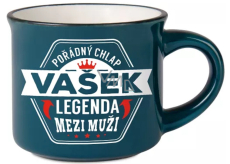 Albi Espresso Hrnček Vašek - Správny muž, legenda medzi mužmi 45 ml