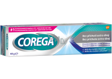 Corega Fixačný krém Bez príchuti extra silný pre úplné aj čiastočné zubné náhrady protézy 40 g
