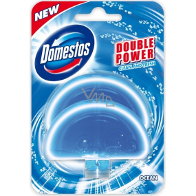 Domestos Double Power Clean and Fresh Ocean Wc tekutý blok náplň 2 x 60 ml