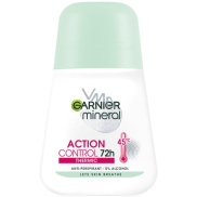 Garnier Mineral Action Control Thermic 72h guličkový antiperspirant dezodorant roll-on pre ženy 50 ml