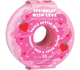 Bomb Cosmetics Sprinkled with Love Donut prírodná sprchová masážna hubka do kúpeľa s vôňou 165 g
