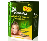 Herbalex Detoxikačné náplasti s kanabisom 14 kusov