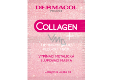 Dermacol Collagen Plus vypínacia zlupovacia maska 2 x 7 ml