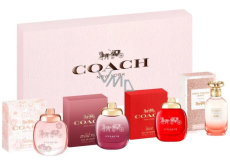 Coach Floral parfumovaná voda 4,5 ml + Wild Rose parfumovaná voda 4,5 ml + Love parfumovaná voda 4,5 ml + Dreams Sunset parfumovaná voda 4,5 ml, darčeková sada miniatúr pre ženy