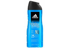 Adidas Fresh Endurance 3v1 sprchový gél na telo, vlasy a pokožku pre mužov 400 ml