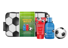 Baylis & Harding Futbal šampón 50 ml + pena do kúpeľa 100 ml + šumivá guľa do kúpeľa 100 g + kozmetická taštička, kozmetická sada pre deti