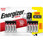 Energizer AAA / LR3 1,5 V alkalické batérie Power 8 ks