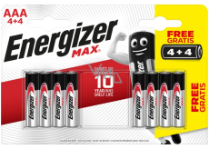 Energizer AAA / LR3 1,5 V alkalické batérie Power 8 ks