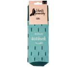 Albi Happy Socks Najlepší otecko na svete, univerzálna veľkosť 1 pár