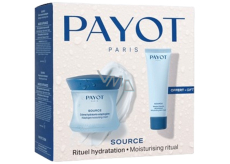 Payot Source Cr?me Hydratante Adaptog?ne hydratačný krém na tvár 50 ml + Source Masque Baume Réhydratant hydratačná osviežujúca maska 50 ml, kozmetická sada pre ženy