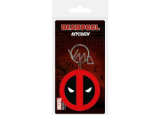 Epee Merch Marvel Deadpool logo Kľúčenka gumová 12,7 x 7,4 cm