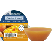 Yankee Candle Mango Peach Salsa - Salsa z manga a broskýň vonný vosk do aromalampy 22 g