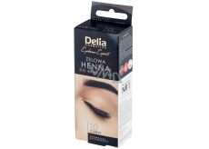 Delia Cosmetics Henna Tint gél na farbenie obočia 1.0 čierna 1 kus