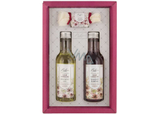 Bohemia Gifts Wine Spa Lily and Grapes sprchový gél 200 ml + šampón na vlasy 200 ml + toaletné mydlo 30 g, kozmetická sada pre ženy