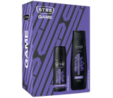 Str8 Game deodorant sprej 150 ml + sprchový gél 400 ml, kozmetická sada pre mužov