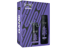 Str8 Game deodorant sprej 150 ml + sprchový gél 400 ml, kozmetická sada pre mužov