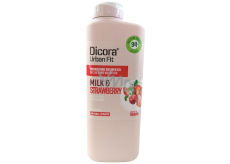 Dicora Urban Fit Jahoda + mlieko sprchový gél 400 ml