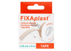 Fixaplast Cievková náplasť na upevnenie obväzového materiálu 1,25 cm x 5 m 1 kus