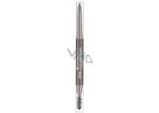 Essence Wow What a Brow Vodoodolná ceruzka na obočie s kefkou 01 Light Brown 0,2 g