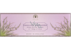 English Soap Anglická Levanduľa prírodné parfumované mydlo s bambuckým maslom 3 x 100 g