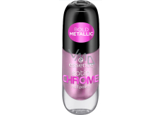 Essence Satin Chrome lak na nechty 02 Artificial Pinktelligence 8 ml