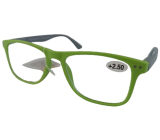 Berkeley Dioptrické okuliare na čítanie +2,5 zelené, sivé stranice 1 kus MC2268