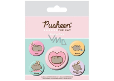 Súprava odznakov Epee Merch Pusheen 5 kusov