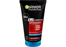 Garnier Pure Active 3v1 Čistiaci gél, peeling a maska s aktívnym uhlím proti čiernym bodkám 150 ml