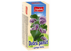 Apotheke Pre dobrú pamäť bylinný čaj s ginkgo biloba 25 x 1,5 g