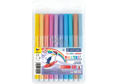 Centropen Colour World Pastelové perá pastelové zmývateľné 1 mm 10 farieb