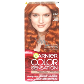 Garnier Color Sensation Farba na vlasy 7.40 Intenzívne medená