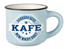 Hrnček Albi Espresso - Dobrého sexu a kávy nie je nikdy dosť 45 ml