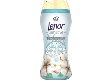 Lenor Sensitive Cotton Fresh čisté bavlnené vonné guľôčky do bubna práčky 210 g