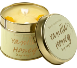 Bomb Cosmetics Vanilka a med Vonná prírodné, ručne vyrobená sviečka v plechovej dóze horí až 35 hodín