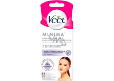 Veet Minima Easy-Gel hypoalergénne depilačné voskové pásiky na tvár 20 kusov