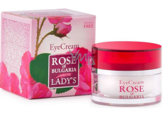 Rose of Bulgaria Očný krém s ružovou vodou 25 ml