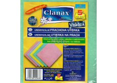 Clanax Univerzálna utierka viskóza netkaná 38 x 35 cm 5 kusov