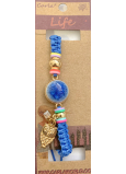 Albi Jewellery pletený náramok Kruh, sova symbol múdrosti 1 kus rôzne farby