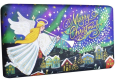 Anglické mydlo Angel - Blueberry, Vanilla & Moses Christmas prírodné parfumované toaletné mydlo s bambuckým maslom 190 g