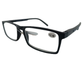 Berkeley Dioptrické okuliare na čítanie +2,5 plastové čierne, s modrým pruhom na bočnici 1 kus MC2276