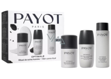 Payot Promo Optimale Trio 2024 Soin Hydratant Quotidien denní hydratační krém 50 ml + anti-transpirant roll-on 24H 75 ml + Lotion Apaisante Après-Rasage voda po holení 100 ml, kosmetická sada pro muže