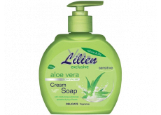 Lilien Exclusive Aloe Vera krémové tekuté mydlo dávkovač 500 ml