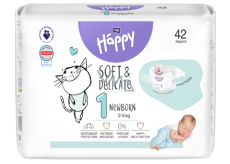 Bella Happy Newborn 1 2 - 5 kg detské plienkové nohavičky 42 kusov